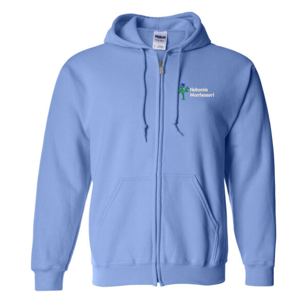 Gildan - Heavy Blend™ Full-Zip Hooded Sweatshirt - Embroidered Logo Thumbnail