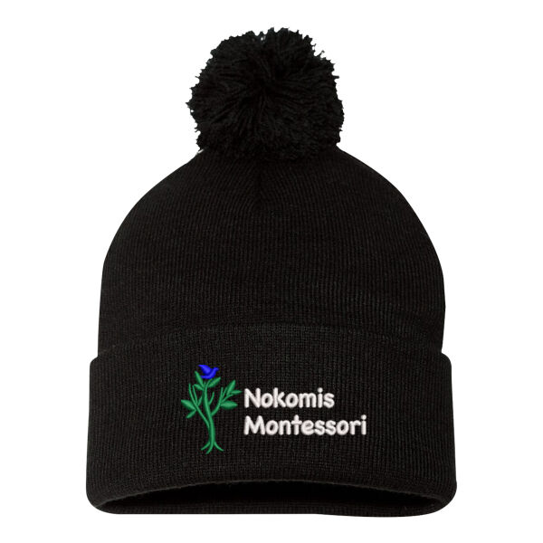 Sportsman - Pom-Pom 12" Knit Beanie - Embroidered Logo Thumbnail