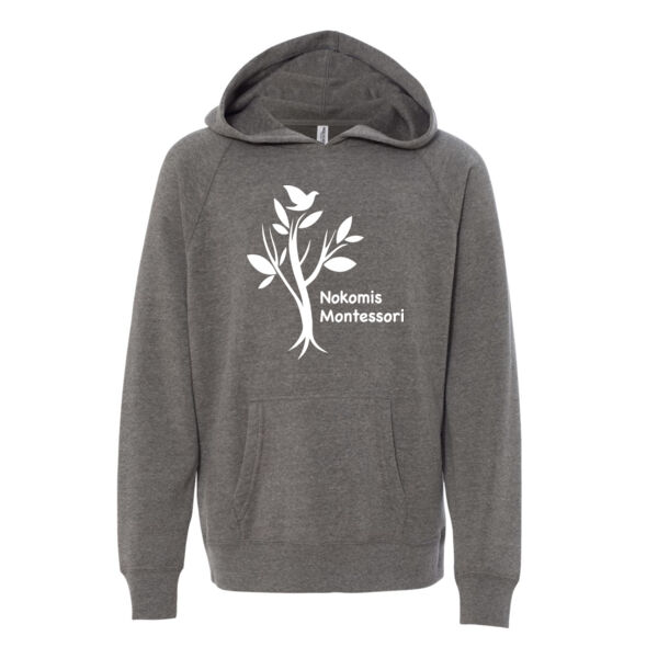 Independent Trading Co. - Youth Special Blend Raglan Hooded Sweatshirt - Printed Logo Thumbnail