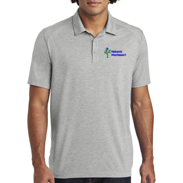 Sport-Tek ® PosiCharge ® Tri-Blend Wicking Polo - Embroidered Logo Thumbnail